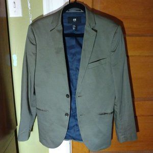 H&M 36R Green Blazer